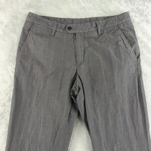 J Lindeberg Pants Mens 34x29* Gray Plaid Golf‎ Chino Straight Cotton Denim
